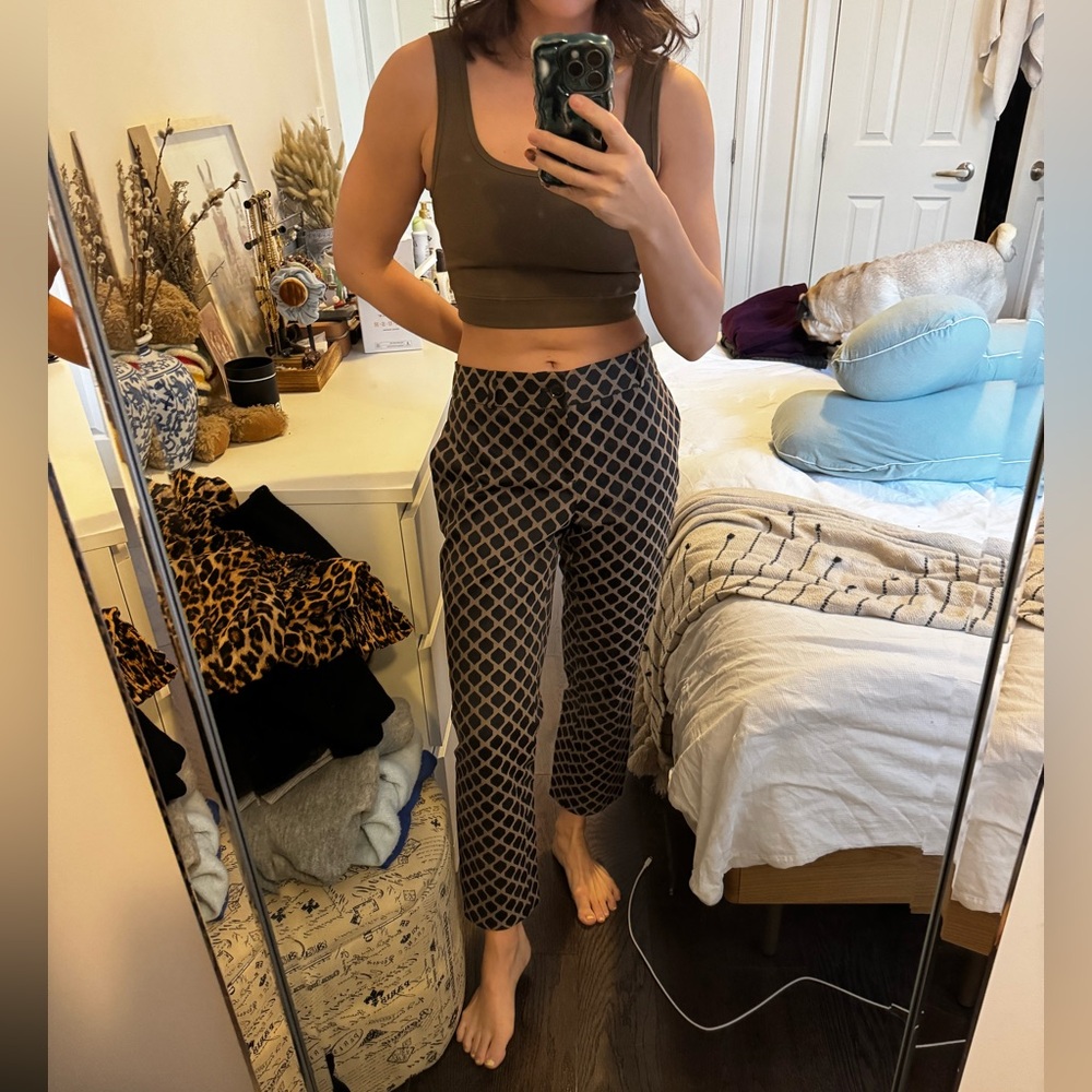 Banana Republic print trousers (8P)